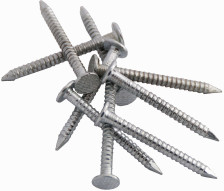 Гвозди 80х3,4 ершеные оцинкованные 0,5кг 