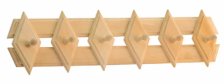 Вешалка Ромбик 6 крючков 650x150x80