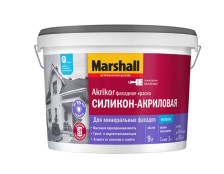 Краска Akrikor СИЛИКОН фасадная база С (9л) Marshall