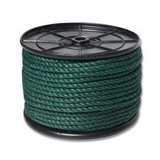 Канат ДТ джутовый тросовой свивки 10 мм зеленый 405кгс