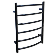 Полотенцесушитель BRIMIX электрический Классик-премиум 700х530мм 80W, черный/нерж сталь ВК109АW6s