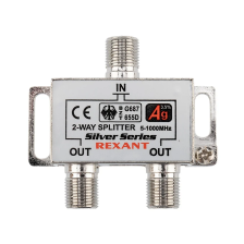 Делитель ТВ краб х 2+3шт под F BOX 5-1000 МГц Rexant