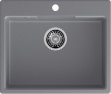 Мойка 580х490 искусственный камень темно-серая GF-UR-658