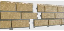 Сайдинг цокольный Стоун-хаус кирпич песочный со швом (0,23х3,025) Ю-пласт (10)
