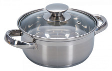Кастрюля нержавеющая сталь 3.3 л с крышкой Linea Promo 94-1004