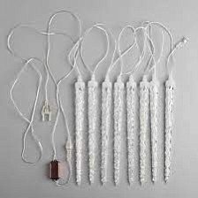 Гирлянда  Сосульки рифленые 25х03 м, IP65 192 LED белое с эффектом 5248341