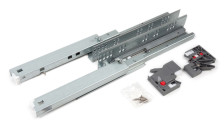 Направляющие шариковые 250 мм B-slide полного выдвижения с доводчиком скрытого монтажа