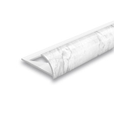 Закладка 7-8 мм наружняя мрамор белый 2,5 м Нп7-8