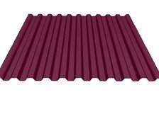 Профнастил С8 0,4х1200х2000 вишня