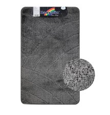 Коврики для ванной комнаты CАНАКС Classic Uni 201825 (2шт) 55х90см 55х45см темно-серый 00361