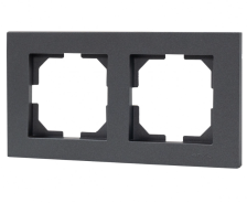 Рамка 2-м Arvia "Karen" графит (20 04 2000 022)