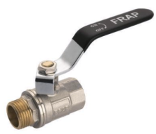 Кран шаровой для воды 1/2" г/ш рычаг Frap