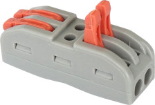 Зажим клеммный 2х(0,08-2,5) СМК-422 с рычагом проходной GENERAL 800484