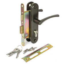 Замок врезной Зенит с ручкой ЗВ4-3.07 (бронза) (364)