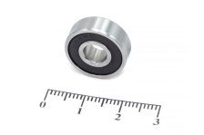 Подшипник  шариковый радиальный однорядный с уплотнениями 180016 2RS (606 2RS) 6х17х6мм