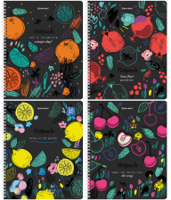 Тетрадь 96 л клетка Brauberg Bright fruits 