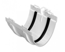 Соединитель желобов белый Альта Профиль (12)