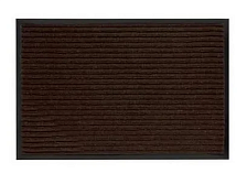 Коврик придверный влаговпитывающий ребристый 50х80см SUNSTEP (коричневый)