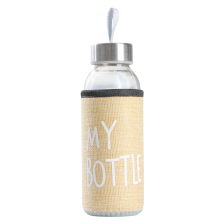 Бутылка для воды 300мл, Ротанг в чехле микс 4466680