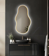 Зеркало Casper GOLD-TX 600х1100 бесконтактный сенсор, гор/вер