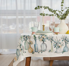 Скатерть репс Flower mood 146х180 см Этель 