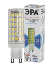 Лампа светодиодная G9 220V 9W/4000K ЭРА