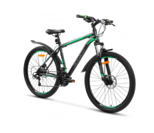 Велосипед горный Aist Quest Disc 21 скор стал рама 16 зеленый ( 26)