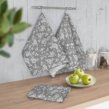 Полотенце 45х60 Sonnet рогожка Реверанс серый дым