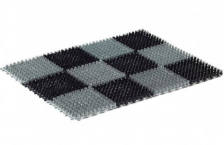 Коврик-травка 42х56см SUNSTEP (черно-серый)