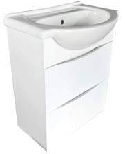 Тумба с раковиной VAKO Нептун Роса -60 2ящика 20676