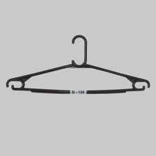 Плечики 390мм пластмасс В-106