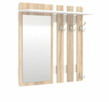 Вешалка Виктория-26 дуб сонома-белый