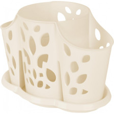 Сушилка для столовых приборов 3х-секционная молочный туман РТ4058МТ