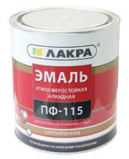 Эмаль ПФ-115 шоколадно-коричневая (1кг) Лакра