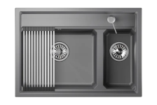 Мойка 730х510 кварц алюминиум KS-7302
