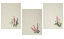 Набор полотенец лен 3 шт рис 15 цв 1 Летний день-3 46х60 Орша