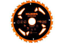 Диск пильный 190х30мм 24T 18º reverse Hilberg Vezdehod HVR190