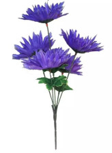 Букет Георгина 33 см (фиолетовый) 5 цветков