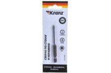 Сверло по стеклу и керамике 3мм Kranz 4грани шестигранный хвостовик KR-91-0646