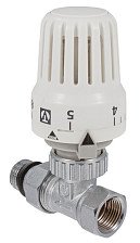 Клапан с термостатической головкой для радиаторов 1/2" прямой VT.048.N.04