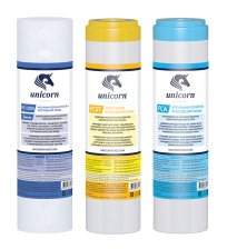 Комплект картриджей для питьевых систем K-ST (PS-10, FCST-10, FCA-10)  UNICORN