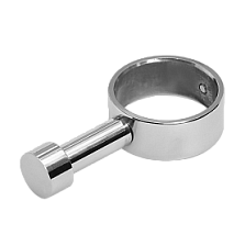 Вешалка крючок-О для полотенцесушителей с кольцом (круглый коллектор 32) ВК07 Маргроид