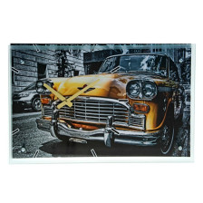 Часы настенные "Ретро автомобиль" 35х60 см 823607