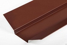 Ендова фигурная л/к 80х20х80х20х80х2500 коричневая