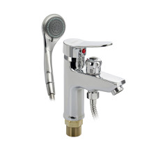 Смеситель для раковины однорычажный с переключением на душ BRIMIX хром 5980