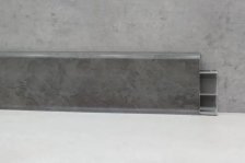 Плинтус Идеал Деконика с к/к лофт серый 2,2 м 70 мм