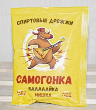 Дрожжи спиртовые Мишка гонит самогонку 100г