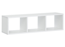 Полка №9 "Тройной куб" Белый жемчуг