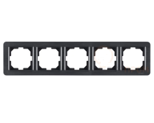 Рамка 5-м Arvia "Lavin" антрацит (21 26 4000 025)