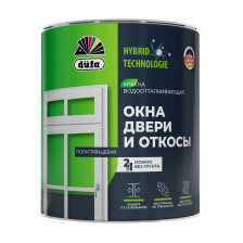 Краска окна, двери и откосы база A (0,75л) Dufa